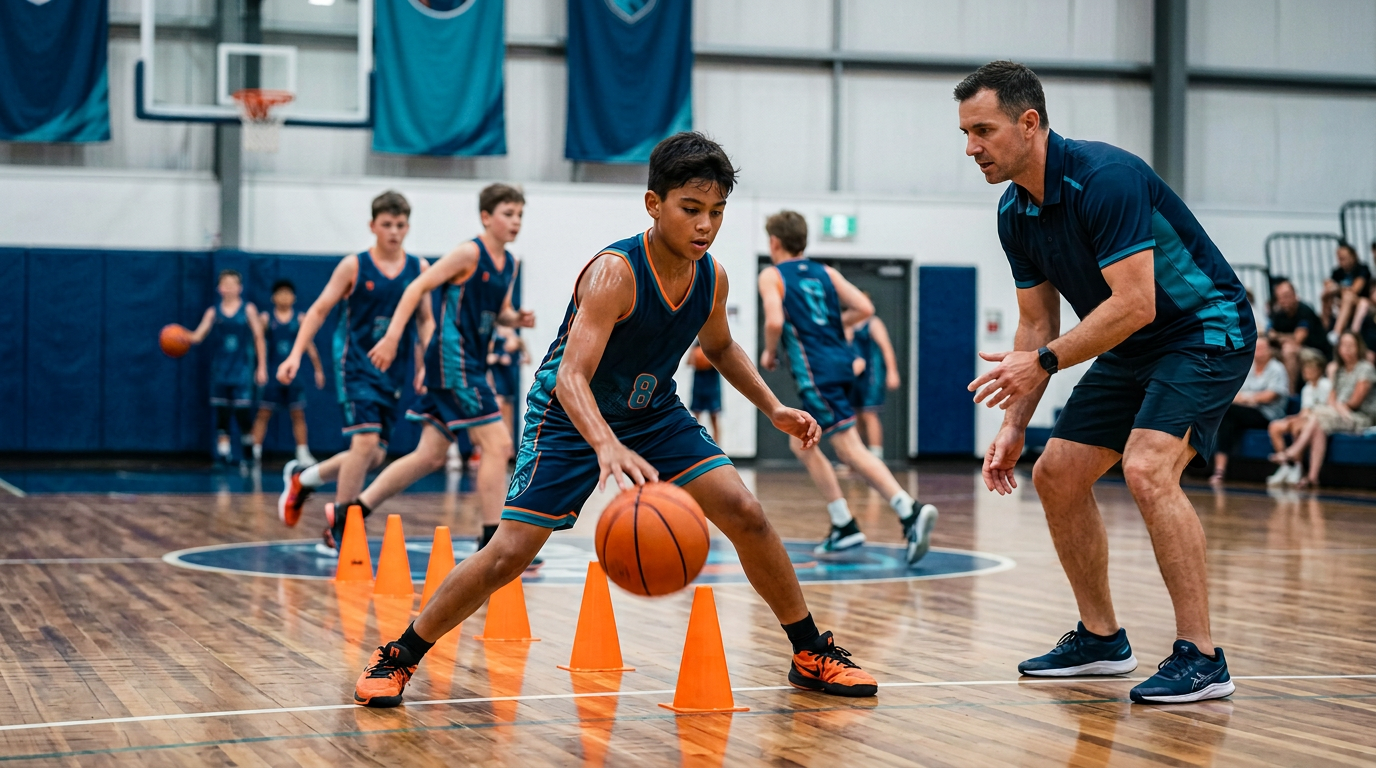 حصة تدريبية في أكاديمية ترايتون هوبس